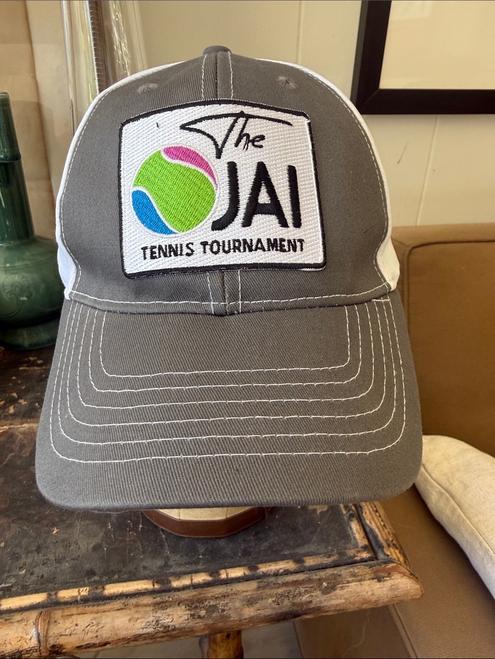 The OJAI Tennis Tournament Gray Baseball Cap